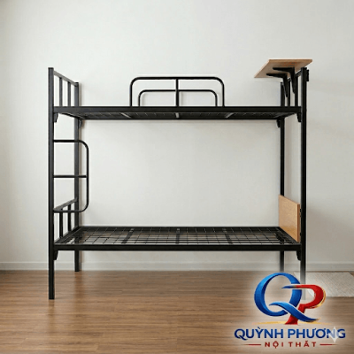 Giường Tầng Sắt Có Bàn