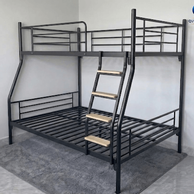Giường tầng sắt ống tròn