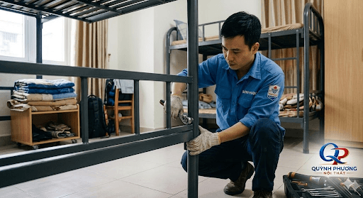 Dự Án: Cung Cấp 60 Bộ Giường Tầng Sắt Cho Công Ty TNHH Xây Lắp Thương Mại Khởi Đạt