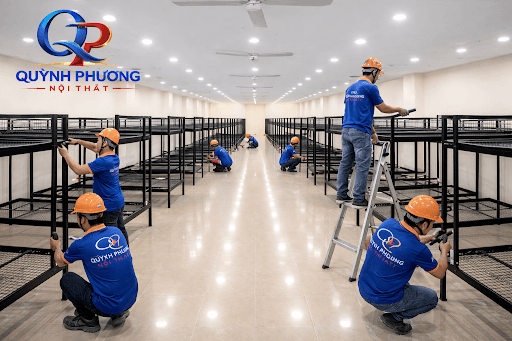 Dự Án Cung Cấp 75 Giường Tầng Sắt Cho Công Ty Saram Vina Tại Bắc Ninh