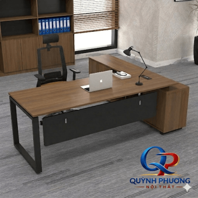 Bàn giám đốc chân sắt 1m8