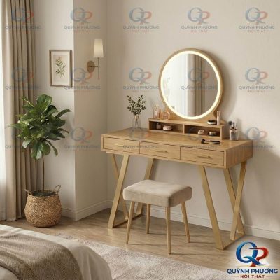 Bàn trang điểm khung chữ V