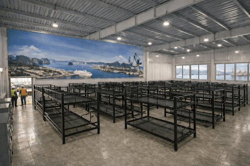 Dự án cung cấp 120 Giường Tầng Sắt tại Cảng Tuần Châu Hạ Long - Công ty Cổ phần Đầu tư và Xây lắp An Đông