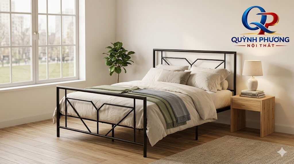 Giường Sắt 1 Tầng Instock: Giải Pháp Tối Ưu Không Gian Sống Hiện Đại